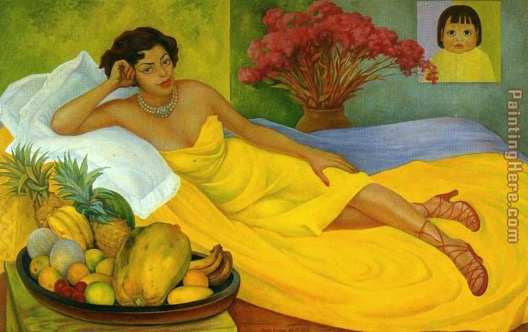 Diego Rivera Portrait of Sra. Dona Elena Flores de Carrillo